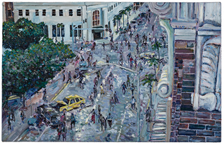 Illustration for article titled Here's a collection of impressionist paintings of scenes from zombie movies